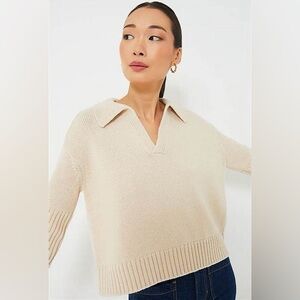 Tuckernuck Sandstone Brenna Polo Sweater